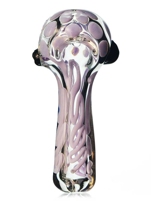 Cherry Blossom Pipe with spoon design and pink spots