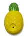 Ceramic Pineapple Pipe in Yellow