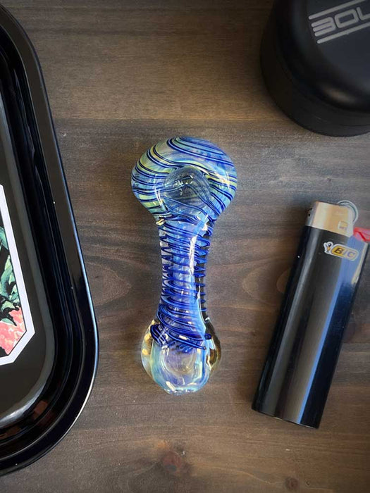 2.5" Double Blown Glass Pipe