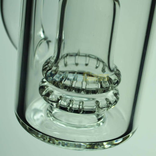 18mm 90 Degree Double Showerhead Recycler Ash Catcher by Maverick 