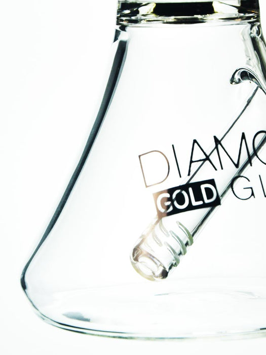 The Simple Beaker Bong by Diamond Glass Gold