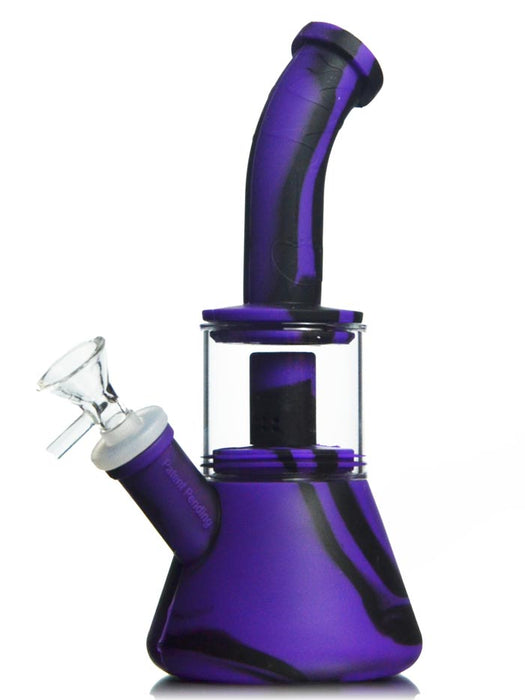 Silicone Dab Rig with Perc 