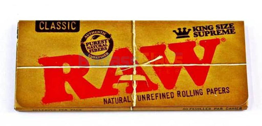 Raw King Size Supreme Rolling Papers 