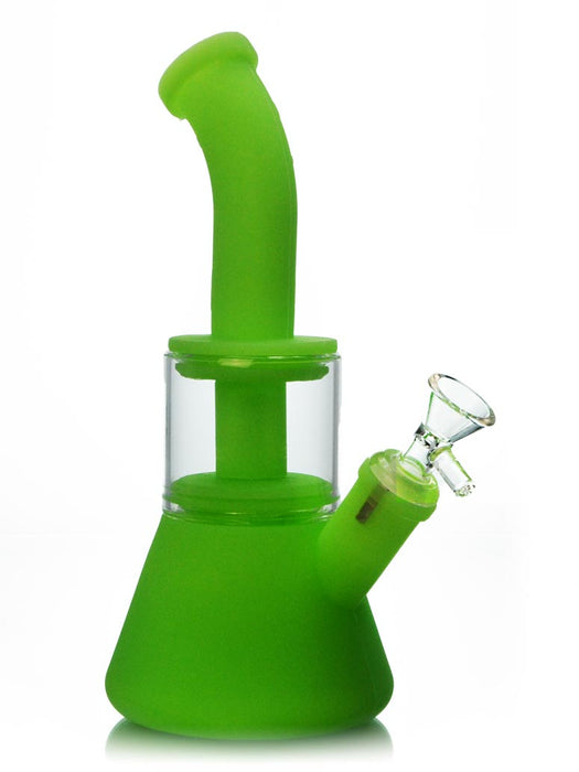 Silicone Dab Rig with Perc