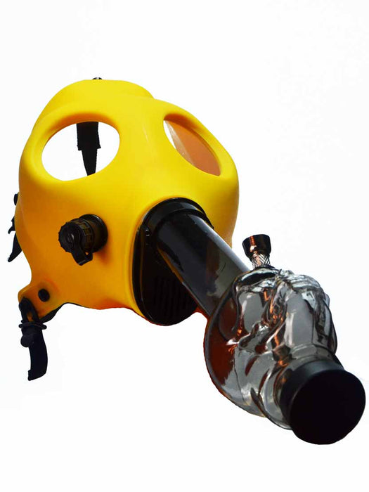 Yellow Gas Mask Bong