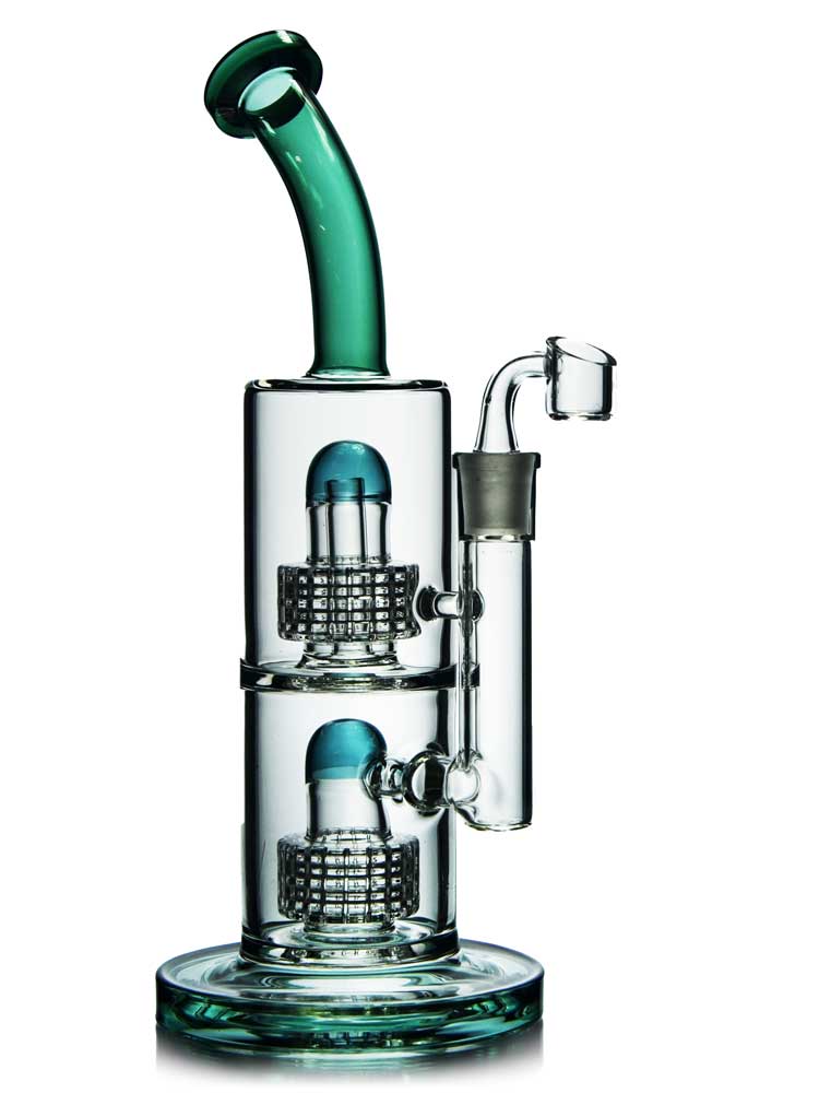 Matrix Glass Percolator Bong and Dab Rigs