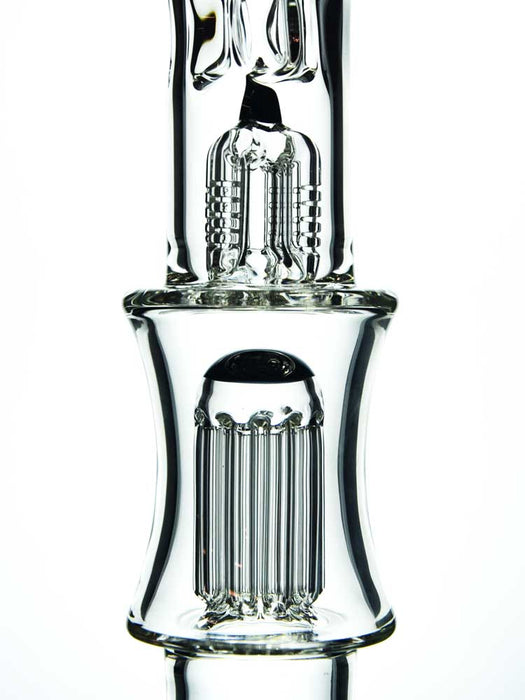 Thick Double Beaker Bong by Diamond