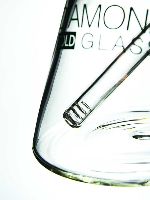 18" Double Matrix Perc Beaker Bong by Diamond