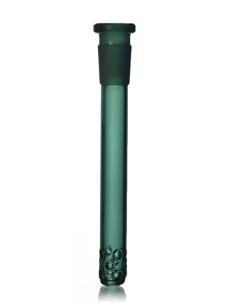 14/18mm Lo Pro Downstem with Holes - Teal — Badass Glass