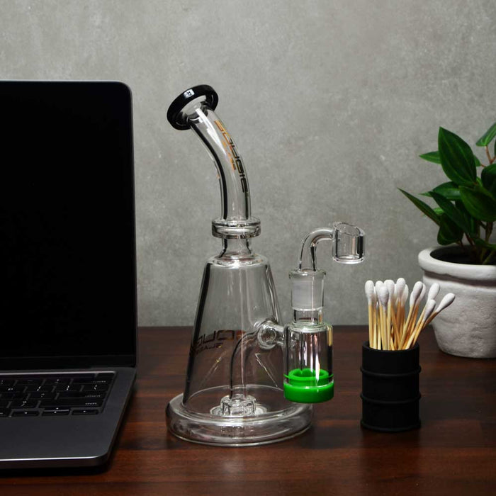 Dab Rig Cleaner Dab Rig with Reclaim Catcher by Bougie Glass — Badass Glass