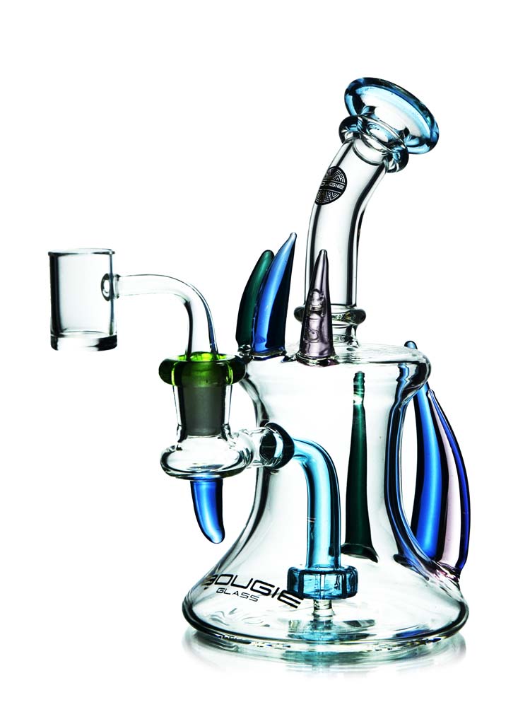 Banger Hanger Dab Rig with Horns — Badass Glass