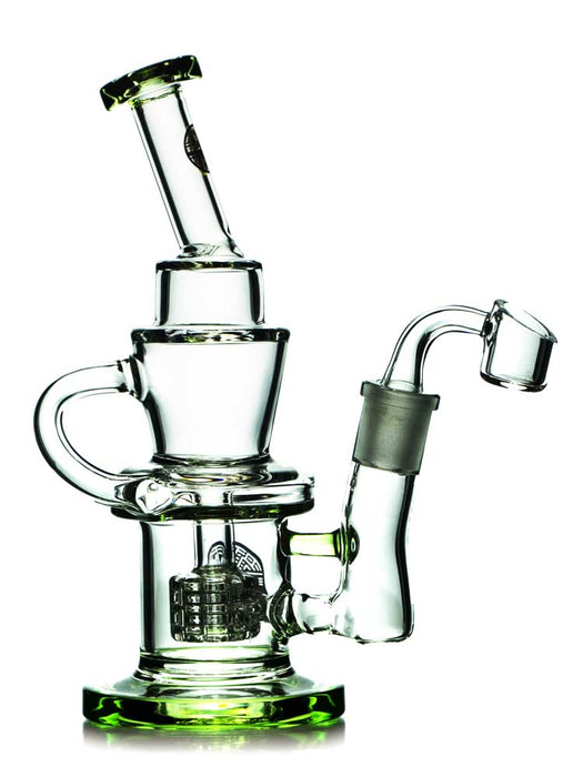 7.5" Matrix Funnel Recycler by Bougie Glass