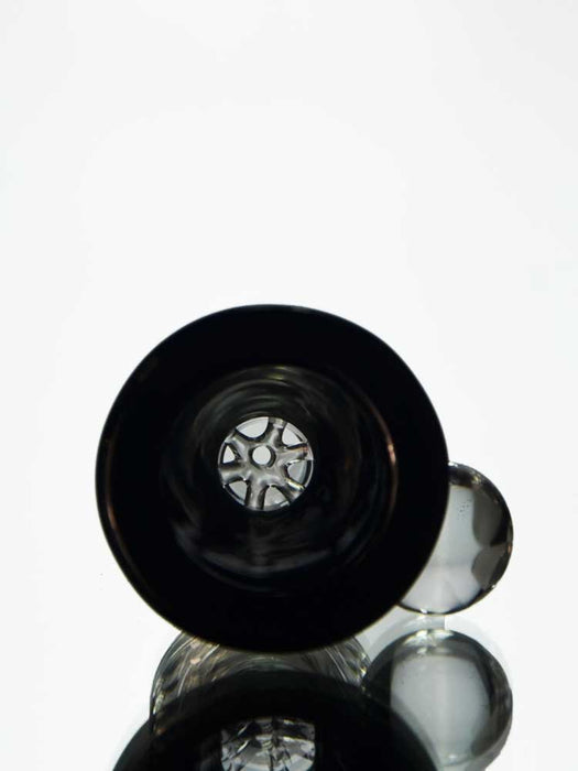 14mm Black Bong Bowl Piece with Screen