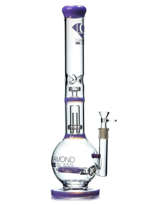 16" Inline Bong with Perc by Diamond