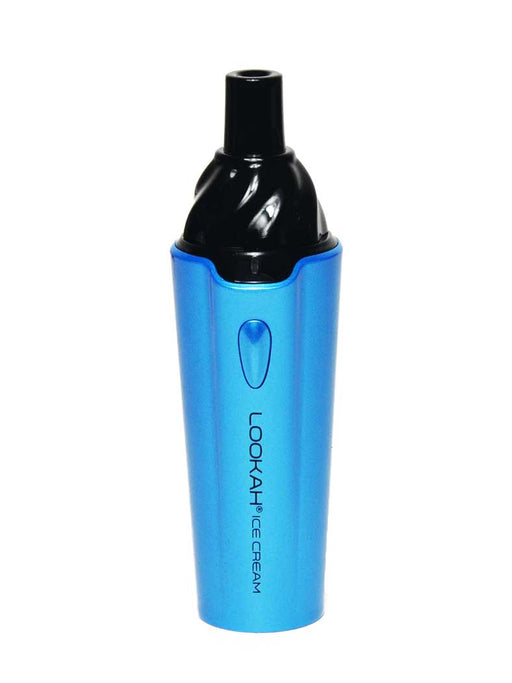 The Lookah Ice Cream Vaporizer for Dry Herb in a Blue Color