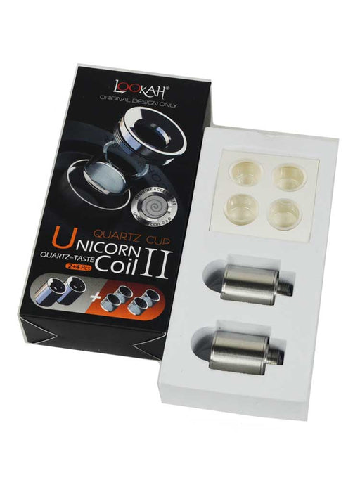 Lookah Unicorn Coil II with 2 Atomizers and 4 Quartz Cups