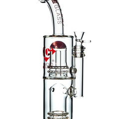 Mega Double Showerhead Bong By Diamond