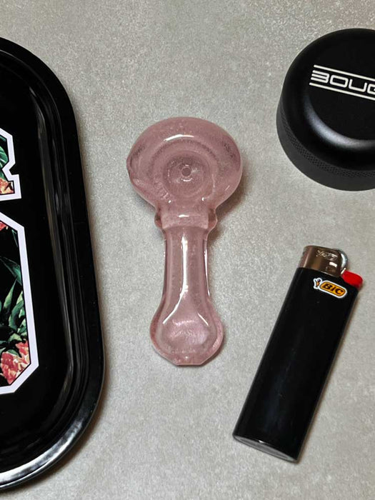 Pearl Pink Glass Pipe
