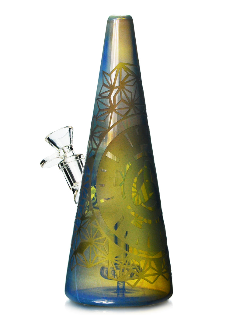 Python Bong Ancient Pyramid Bong by SWRV Glass — Badass Glass