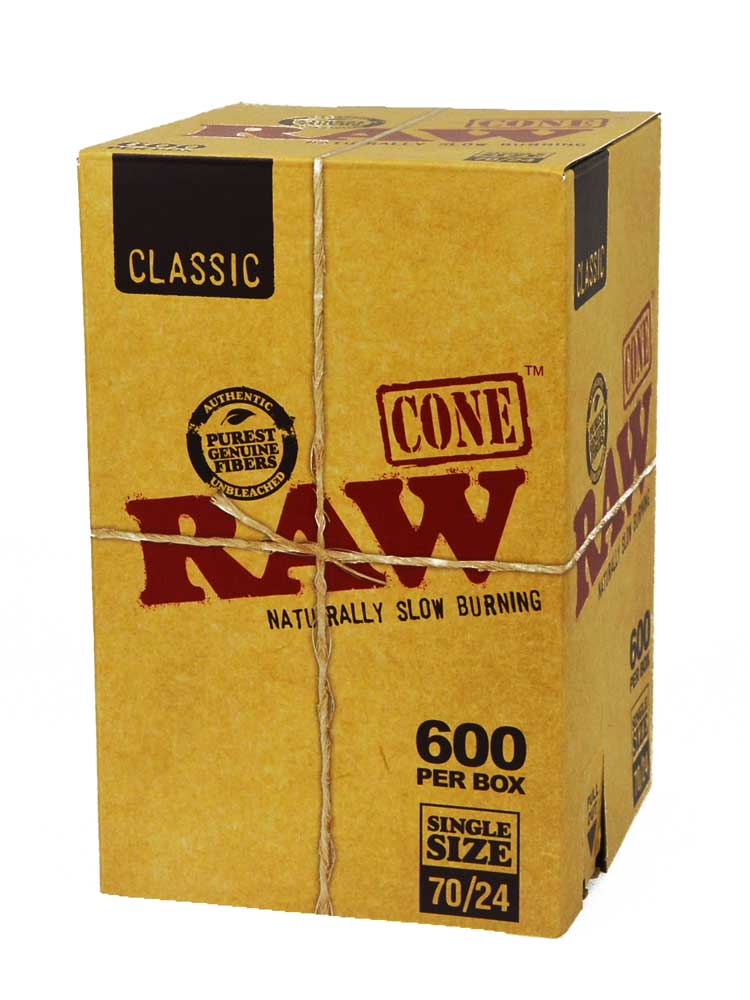 RAW 70/24 Cones 600ct bulk — Badass Glass