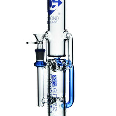 Double Recycler Bong by Diamond Glass