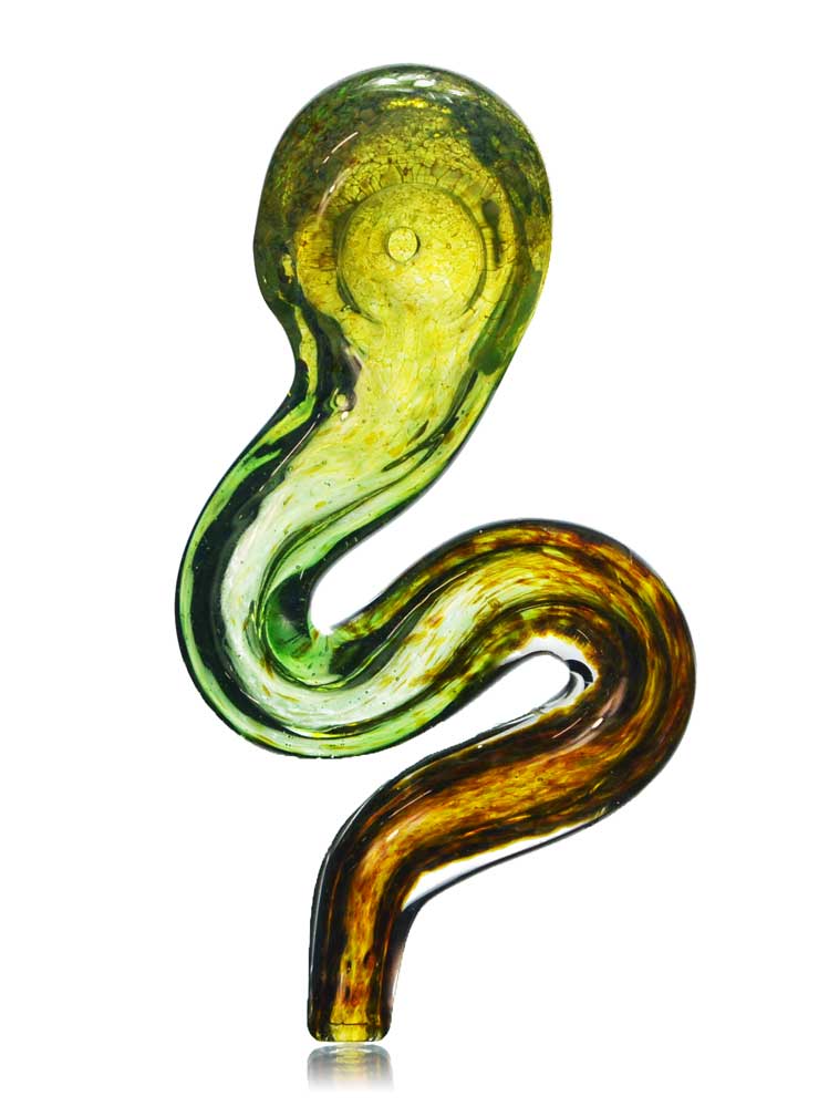 4 Green Python Pipe Badass Glass 4 green python pipe badass glass