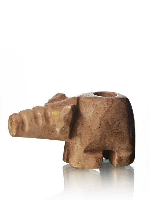 Stone Elephant Pipe