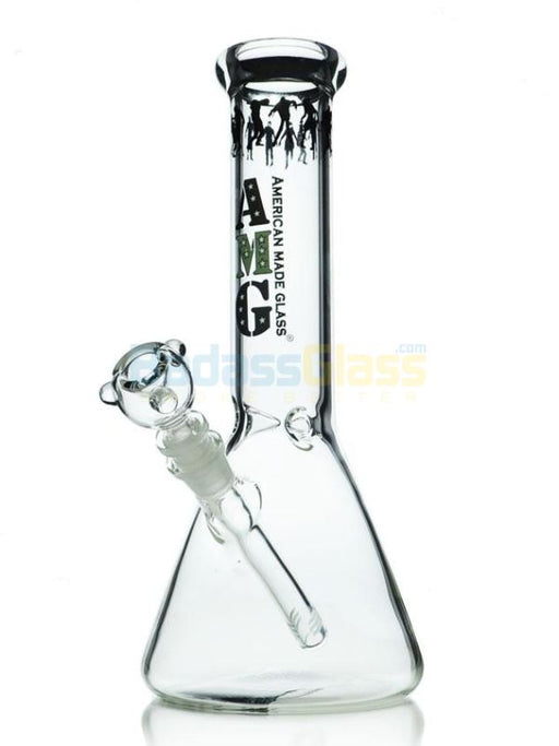 12" Zombie Beaker Water Pipe by A.M.G Glass 