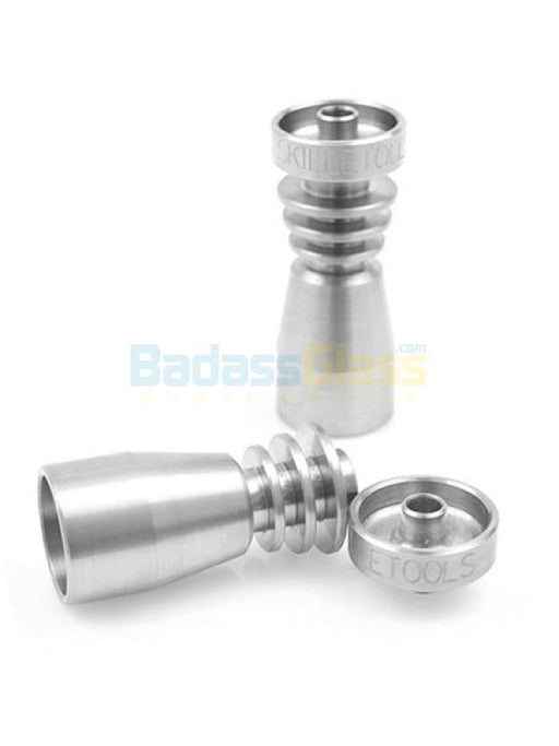 14/19mm Female Domeless Titanium Nail By Skillet Tools 