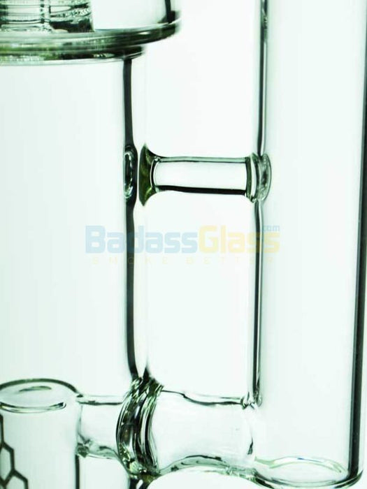 16" Matrix to Gridded Showerhead Water Pipe By Diamond Glass 