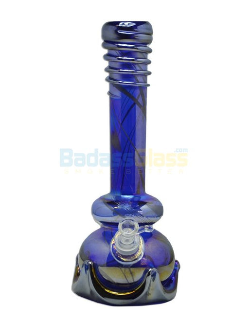 8" Metallic Soft Glass Water Pipe 