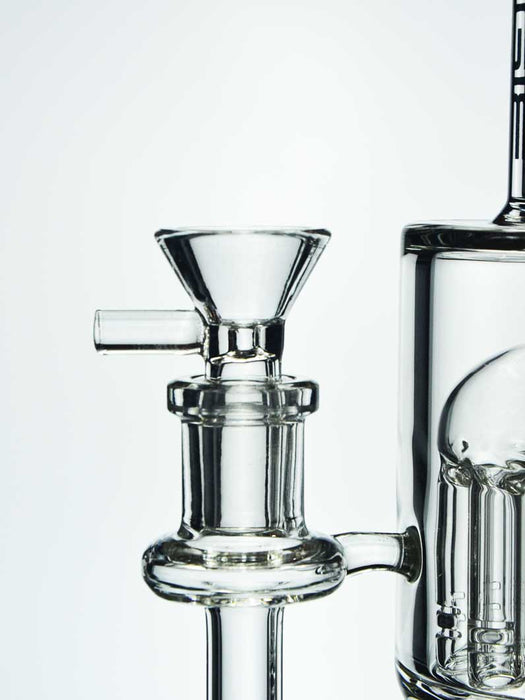 Martini shaped bong bowl with thick handle