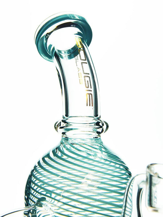 Bougie Glass Orb Recycler Dab Rig