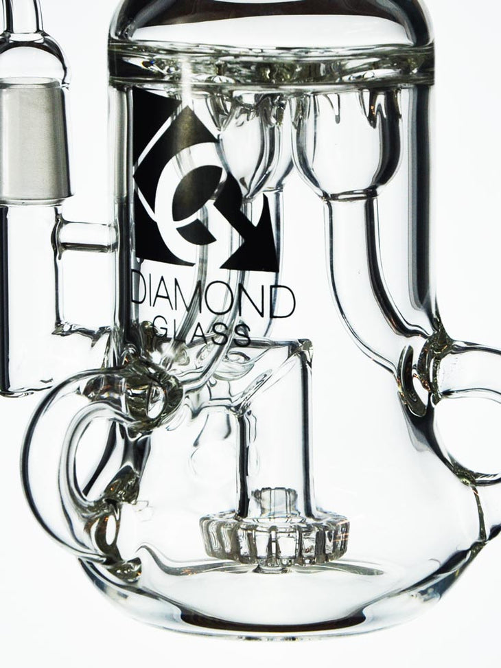 Diamond Glass Triple Incycler: A Masterpiece — Badass Glass