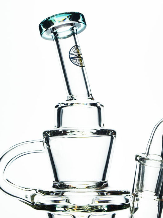7.5" Matrix Funnel Recycler by Bougie Glass
