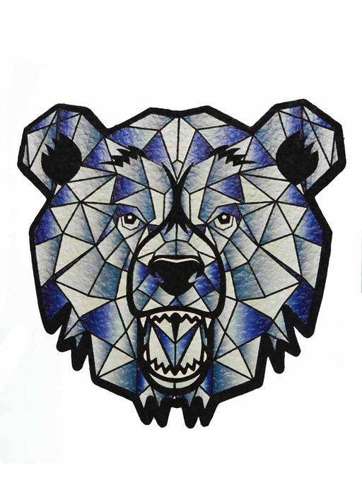 Bear quartz mood mat in an iced out design.