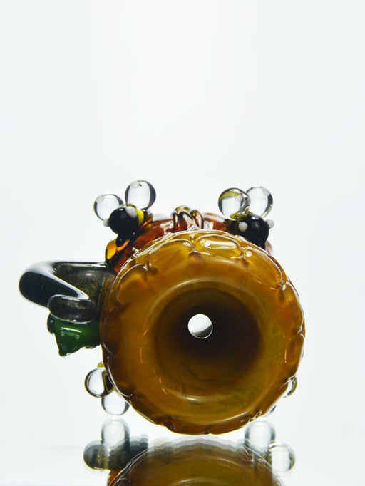 14mm Honeycomb Bees Bowl piece 