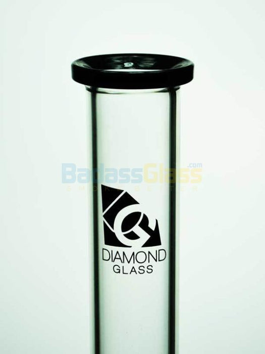Black Water Gears Waterpipe by Diamond Glass 