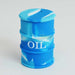 Blue Oil Drum Wax Container 