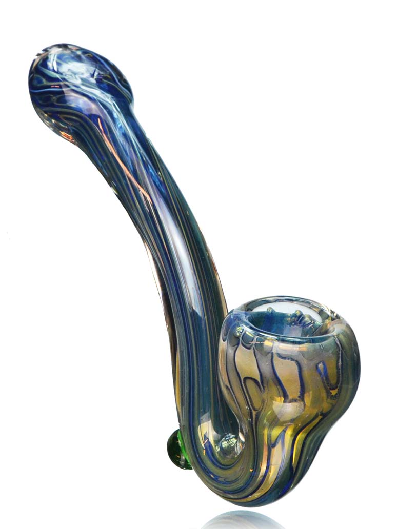 Blue Taffy Sherlock Pipe at — Badass Glass