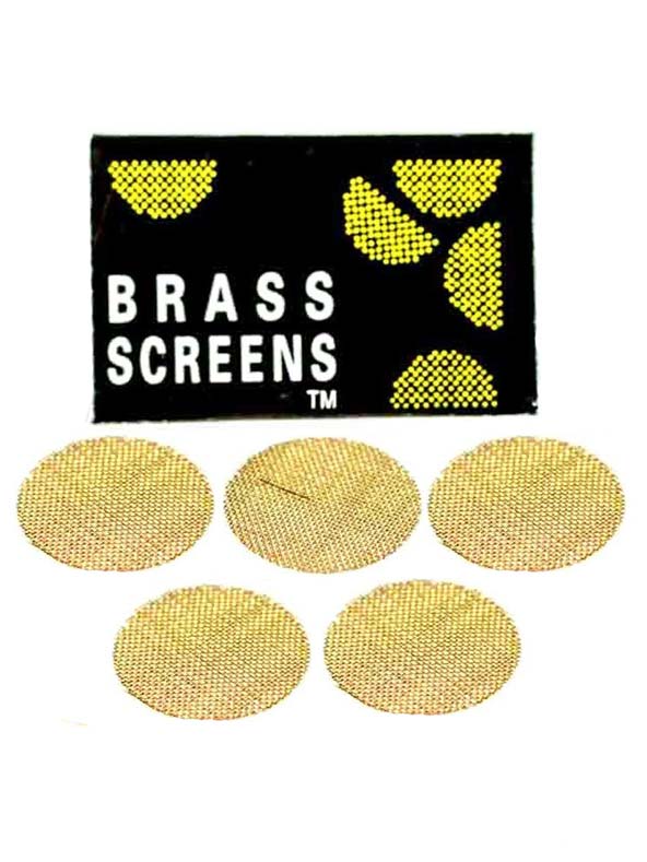 Brass Pipe Screens — Badass Glass