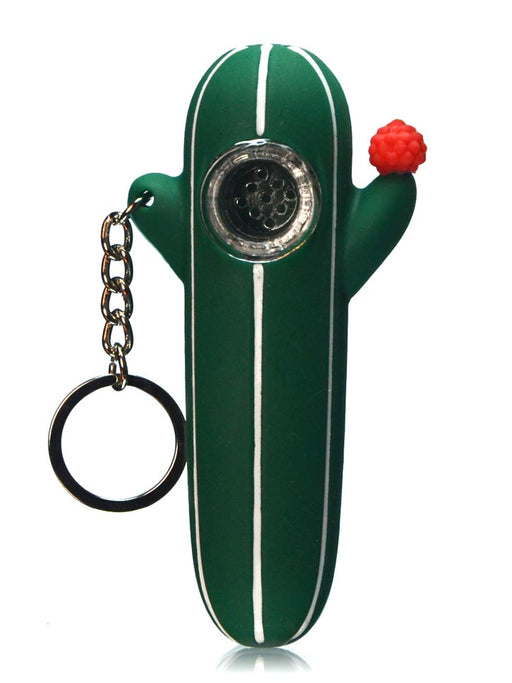 Cactus Keychain Dark Green