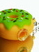 Silicone Donut Pipe Keychain 