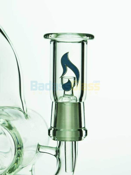 Double Barrel Recycler Dab Rig by Hitman Glass 