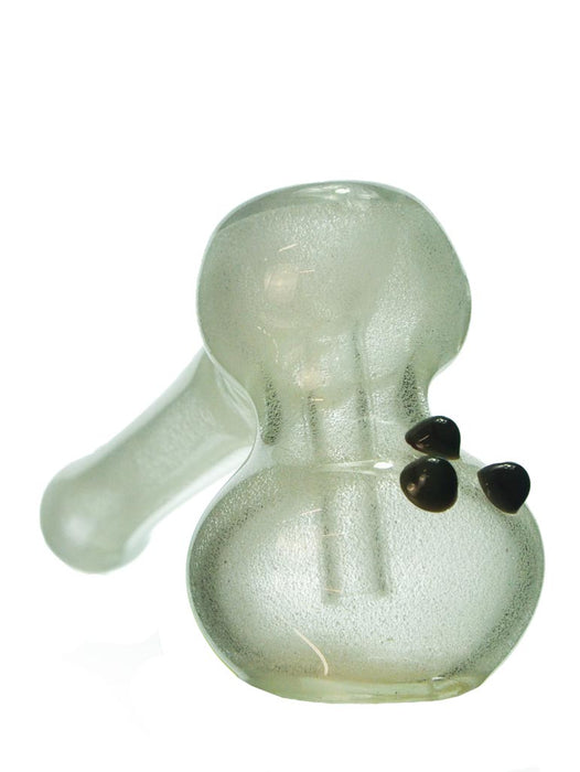 Glass Elephant Bubbler Smoking Pipe with Downstem Dark Blue EPIC 5