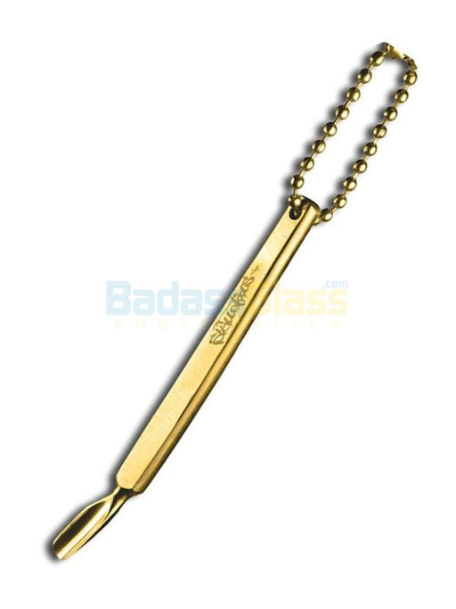 Gold Scoop Dogg Keychain Dabber by Skillet Tools 