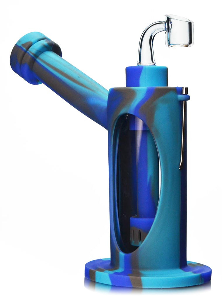 Silicone Dab Rig - Dab Rig with Titanium and Metal Nail — Badass Glass