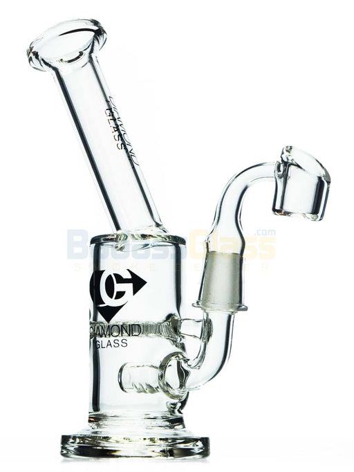 Mini Inline to Honeycomb Oil Rig by Diamond Glass 