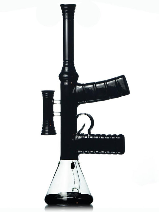 Glass Machine Gun Bong Assault Rifle Beaker 