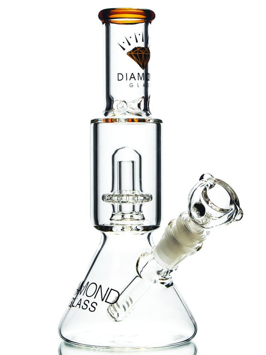 Mini Bong with Perc by Diamond — Badass Glass
